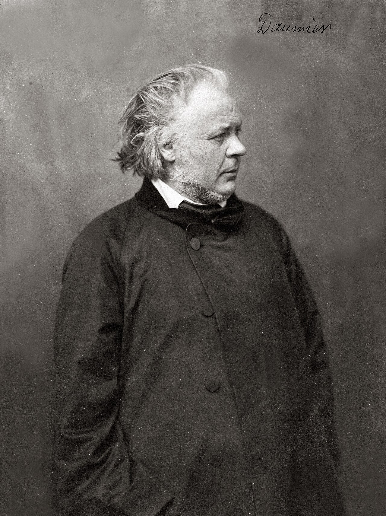 Honoré Daumier in the late 1850s. Photograph by Nadar. commons.wikimedia.org