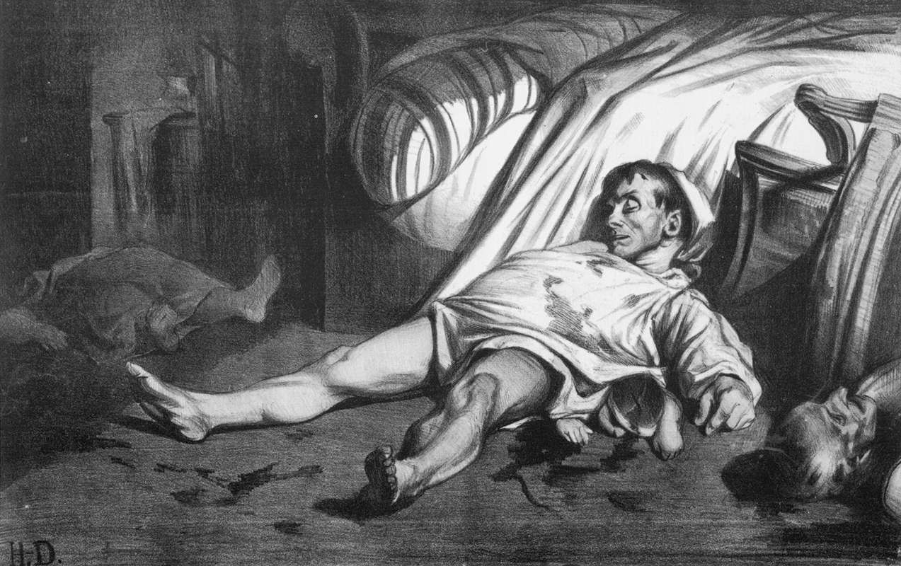 Honoré Daumier, "Rue Transnonain, April 15, 1834", 1834. commons.wikimedia.org