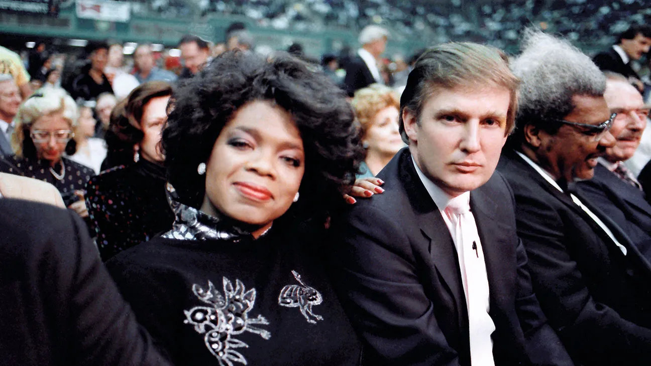 Donald Trump and Oprah Winfrey.