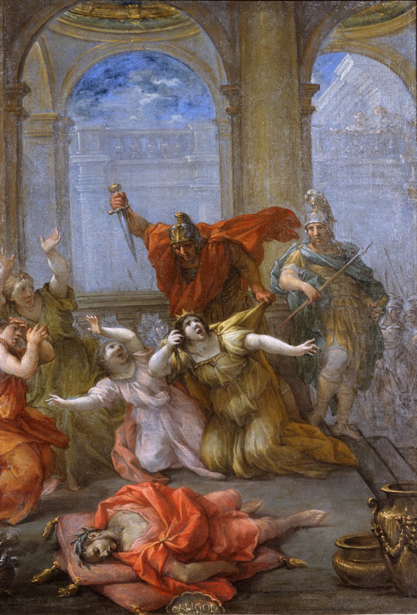 Убийство Калигулы. Ладзаро Бальди, между 1624 и 1703